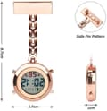 Pikkukuva 3 / 11: Digital Sjuksköterskeklocka m Belysning Alarm mm . Vårdklocka